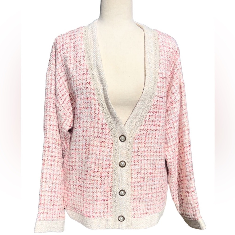Sister Jane Tweed Cardigan Blazer NWOT Size Small - Picture 3 of 9
